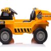 Werkvoertuig met Bak, 12V Elektrische Kinderauto, 4 Motoren, Rubberen Banden en Kunstleder Zitje – afbeelding 2
