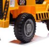 Werkvoertuig met Bak, 12V Elektrische Kinderauto, 4 Motoren, Rubberen Banden en Kunstleder Zitje – afbeelding 6